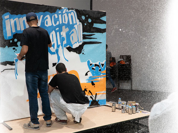 Nuestra empresa de actividades Team Building de Graffiti